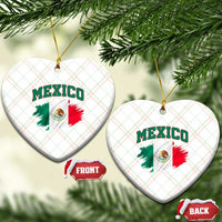 Retro Vintage Mexico Flag Ceramic Ornament Mexican Pride Gift