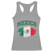 Retro Vintage Mexico Flag Racerback Tank Top Mexican Pride Gift