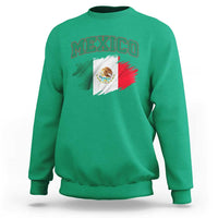 Retro Vintage Mexico Flag Sweatshirt Mexican Pride Gift