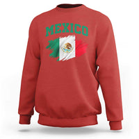 Retro Vintage Mexico Flag Sweatshirt Mexican Pride Gift