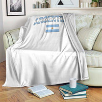 Throwback Argentina Pride Throw Blanket Vintage Flag Heritage Gift