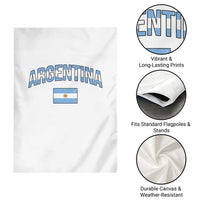 Throwback Argentina Pride Garden Flag Vintage Flag Heritage Gift