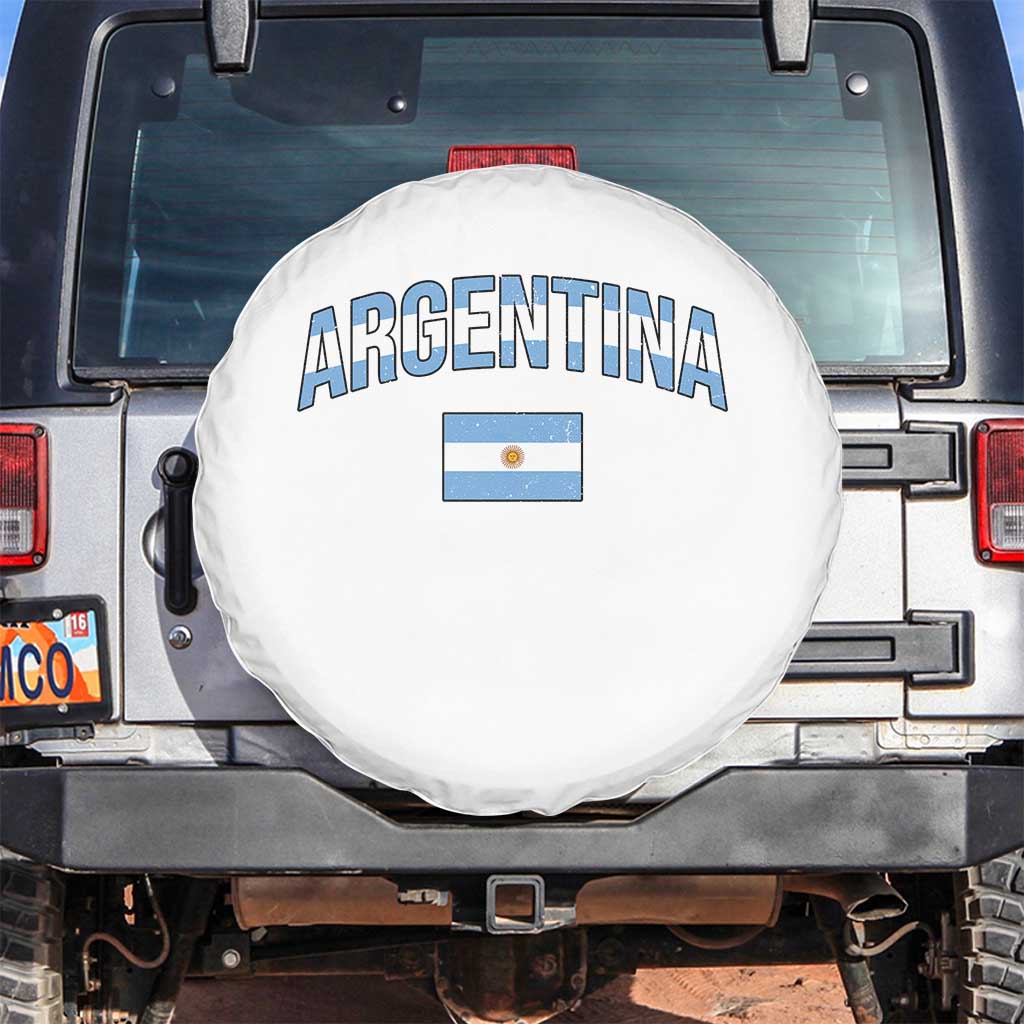 Throwback Argentina Pride Spare Tire Cover Vintage Flag Heritage Gift