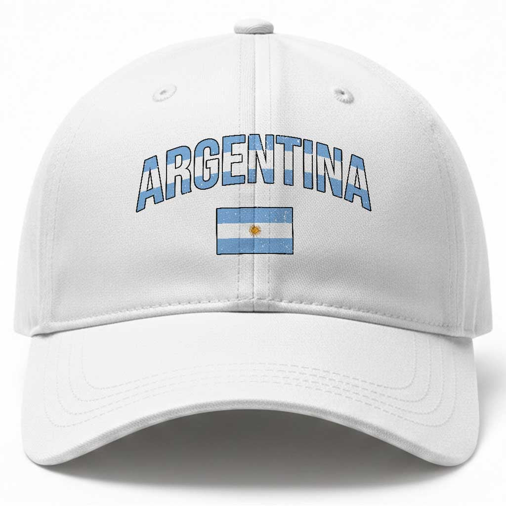 Throwback Argentina Pride Baseball Cap Vintage Flag Heritage Gift