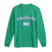 Throwback Argentina Pride Long Sleeve Shirt Vintage Flag Heritage Gift