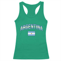Throwback Argentina Pride Racerback Tank Top Vintage Flag Heritage Gift