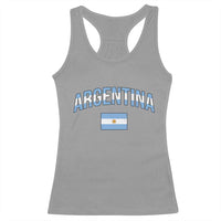 Throwback Argentina Pride Racerback Tank Top Vintage Flag Heritage Gift