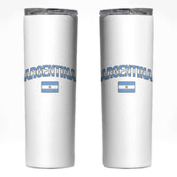 Throwback Argentina Pride Skinny Tumbler Vintage Flag Heritage Gift