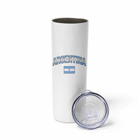 Throwback Argentina Pride Skinny Tumbler Vintage Flag Heritage Gift