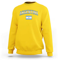 Throwback Argentina Pride Sweatshirt Vintage Flag Heritage Gift
