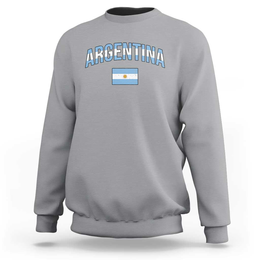 Throwback Argentina Pride Sweatshirt Vintage Flag Heritage Gift