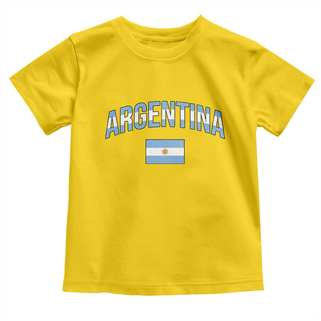 Throwback Argentina Pride Toddler T Shirt Vintage Flag Heritage Gift