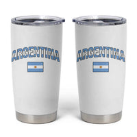Throwback Argentina Pride Tumbler Cup Vintage Flag Heritage Gift