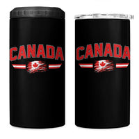 Vintage Canada Flag 4 in 1 Can Cooler Tumbler Maple Leaf Heritage Gift