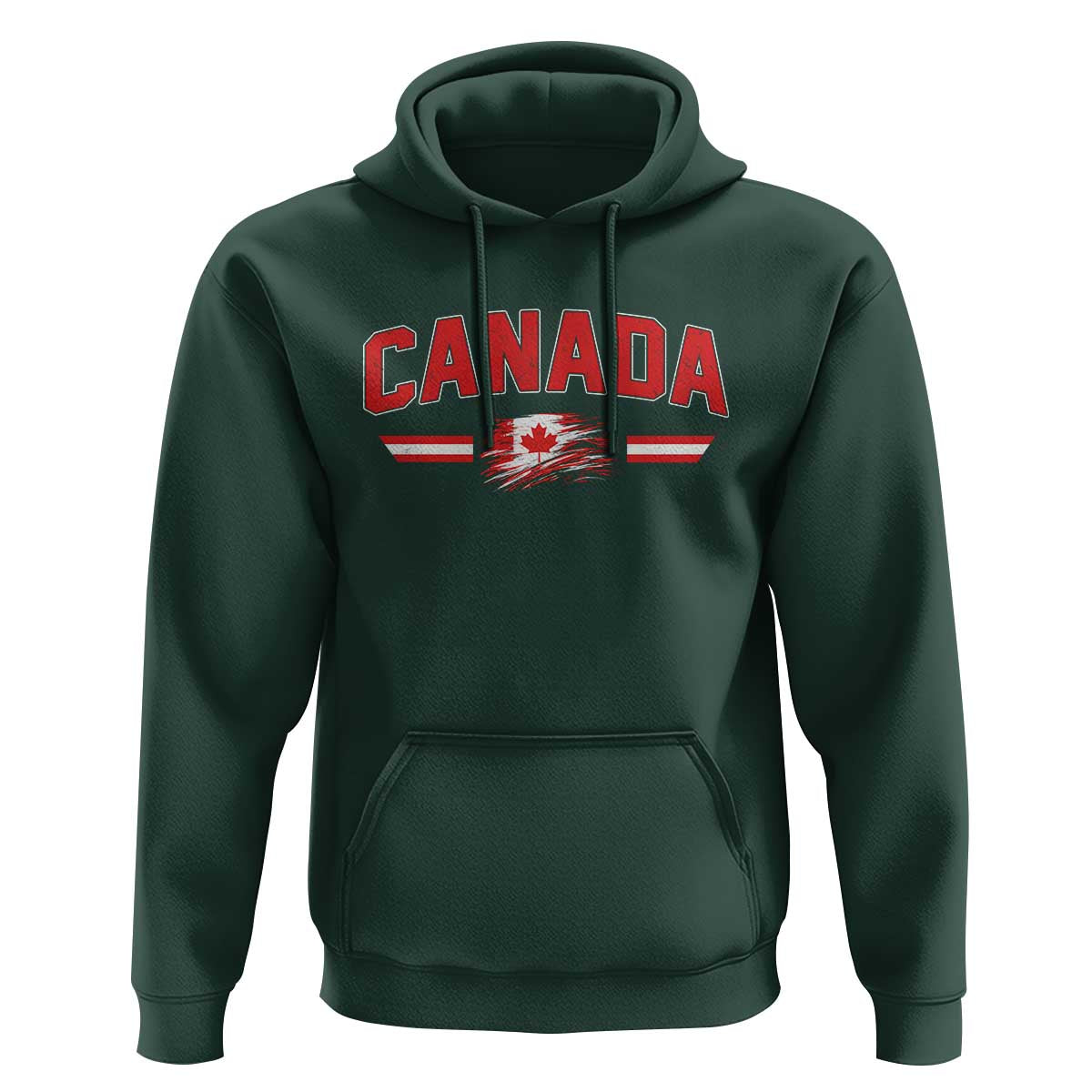Vintage Canada Flag Hoodie Maple Leaf Heritage Gift