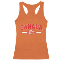 Vintage Canada Flag Racerback Tank Top Maple Leaf Heritage Gift