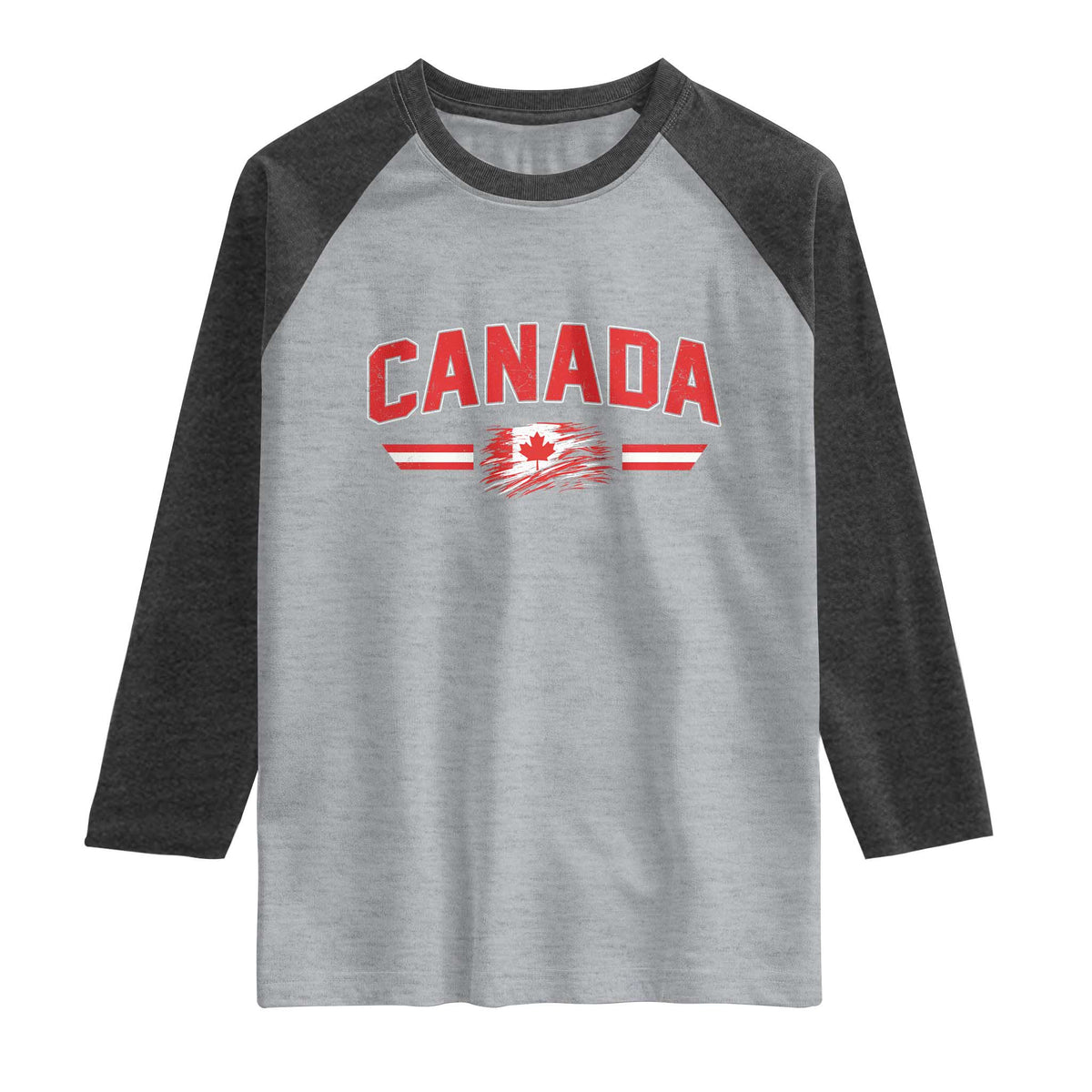Vintage Canada Flag Raglan Shirt Maple Leaf Heritage Gift