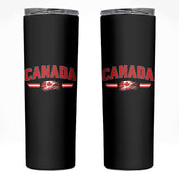 Vintage Canada Flag Skinny Tumbler Maple Leaf Heritage Gift