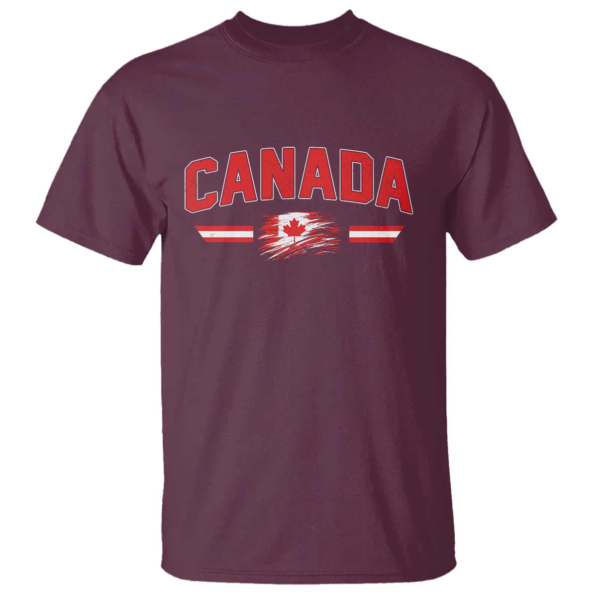 Vintage Canada Flag T Shirt Maple Leaf Heritage Gift