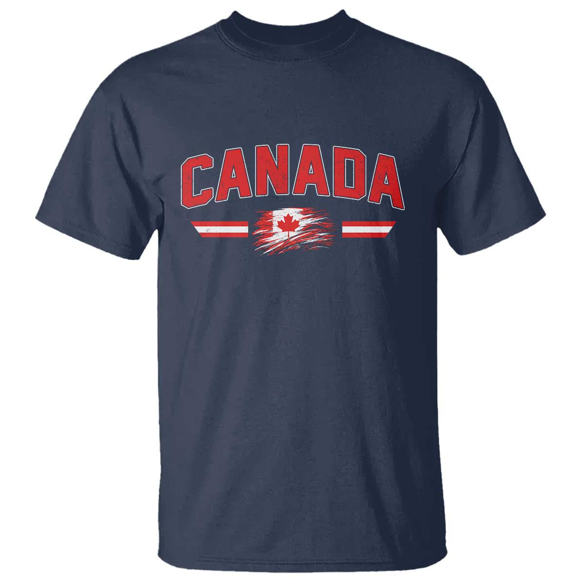 Vintage Canada Flag T Shirt Maple Leaf Heritage Gift