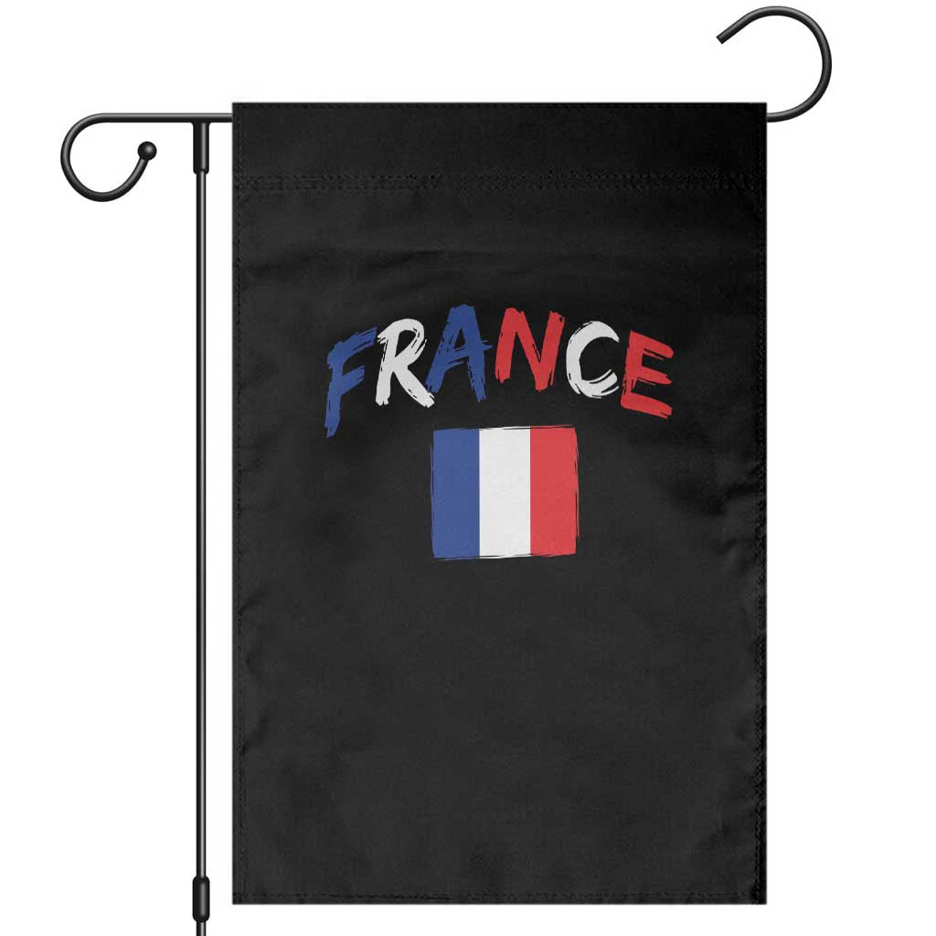Vintage France Flag French Heritage Graphic Garden Flag