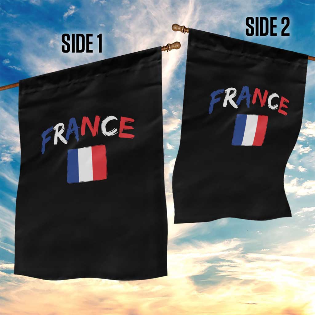 Vintage France Flag French Heritage Graphic Garden Flag
