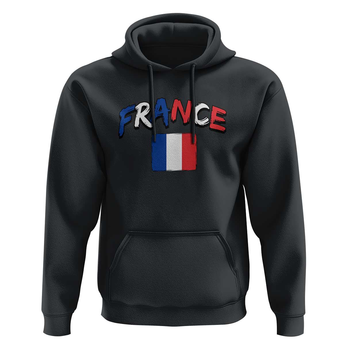 Vintage France Flag French Heritage Graphic Hoodie
