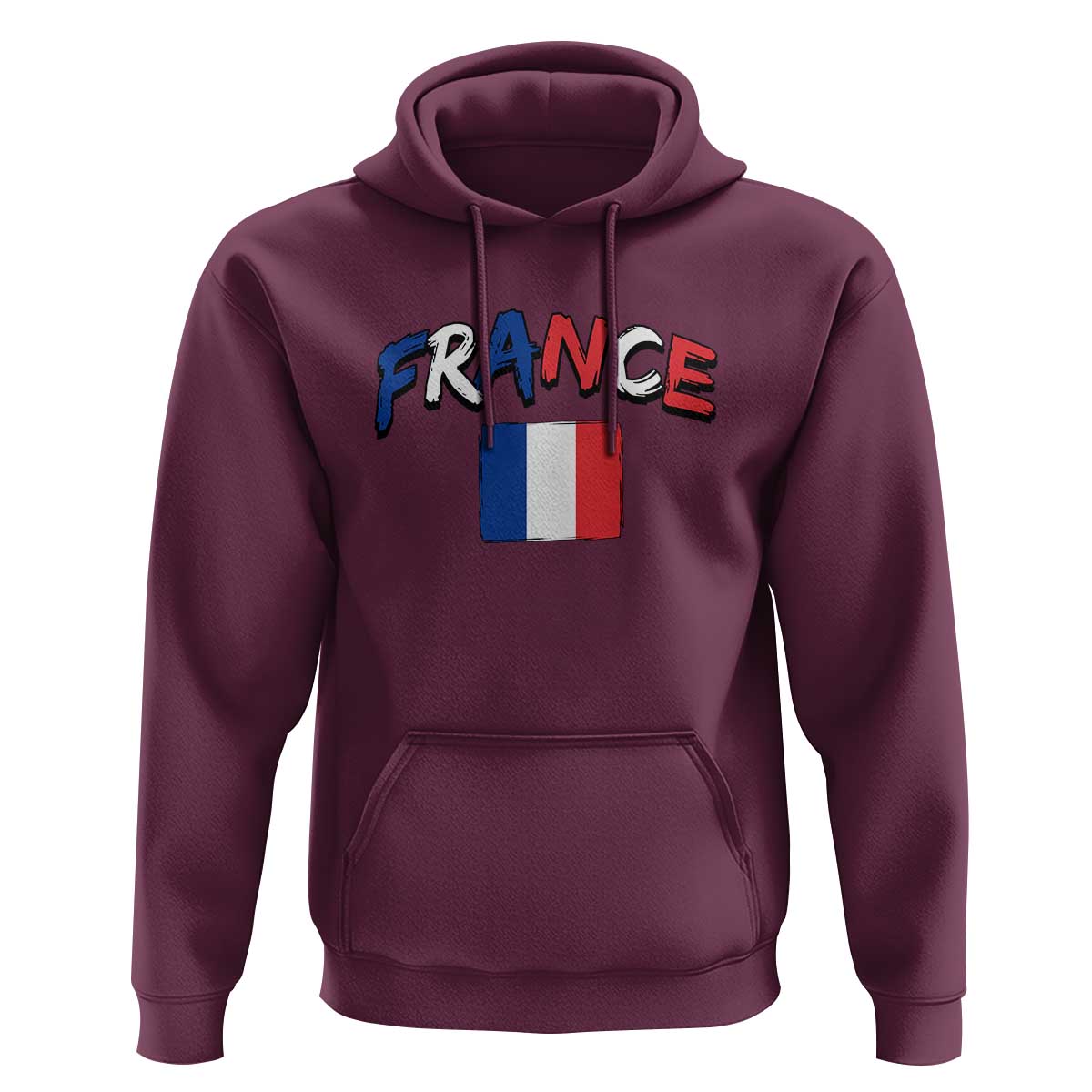 Vintage France Flag French Heritage Graphic Hoodie