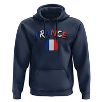 Vintage France Flag French Heritage Graphic Hoodie