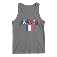 Vintage France Flag French Heritage Graphic Tank Top