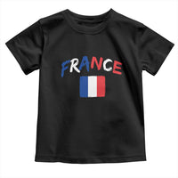 Vintage France Flag French Heritage Graphic Toddler T Shirt