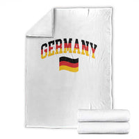 Vintage Germany Flag Throw Blanket Black Red Gold German Heritage Gift