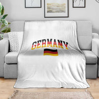 Vintage Germany Flag Throw Blanket Black Red Gold German Heritage Gift