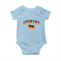 Vintage Germany Flag Baby Onesie Black Red Gold German Heritage Gift