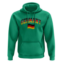 Vintage Germany Flag Hoodie Black Red Gold German Heritage Gift