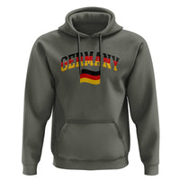 Vintage Germany Flag Hoodie Black Red Gold German Heritage Gift
