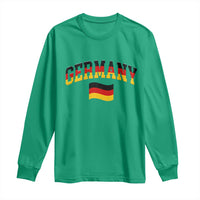 Vintage Germany Flag Long Sleeve Shirt Black Red Gold German Heritage Gift