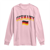 Vintage Germany Flag Long Sleeve Shirt Black Red Gold German Heritage Gift