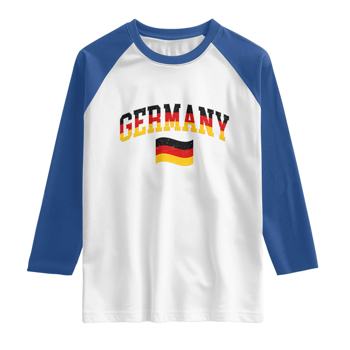 Vintage Germany Flag Raglan Shirt Black Red Gold German Heritage Gift