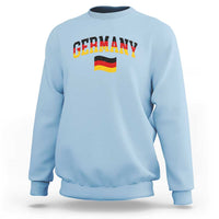 Vintage Germany Flag Sweatshirt Black Red Gold German Heritage Gift