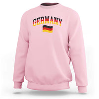 Vintage Germany Flag Sweatshirt Black Red Gold German Heritage Gift