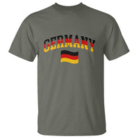 Vintage Germany Flag T Shirt Black Red Gold German Heritage Gift