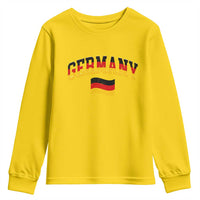Vintage Germany Flag Youth Sweatshirt Black Red Gold German Heritage Gift