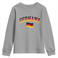 Vintage Germany Flag Youth Sweatshirt Black Red Gold German Heritage Gift
