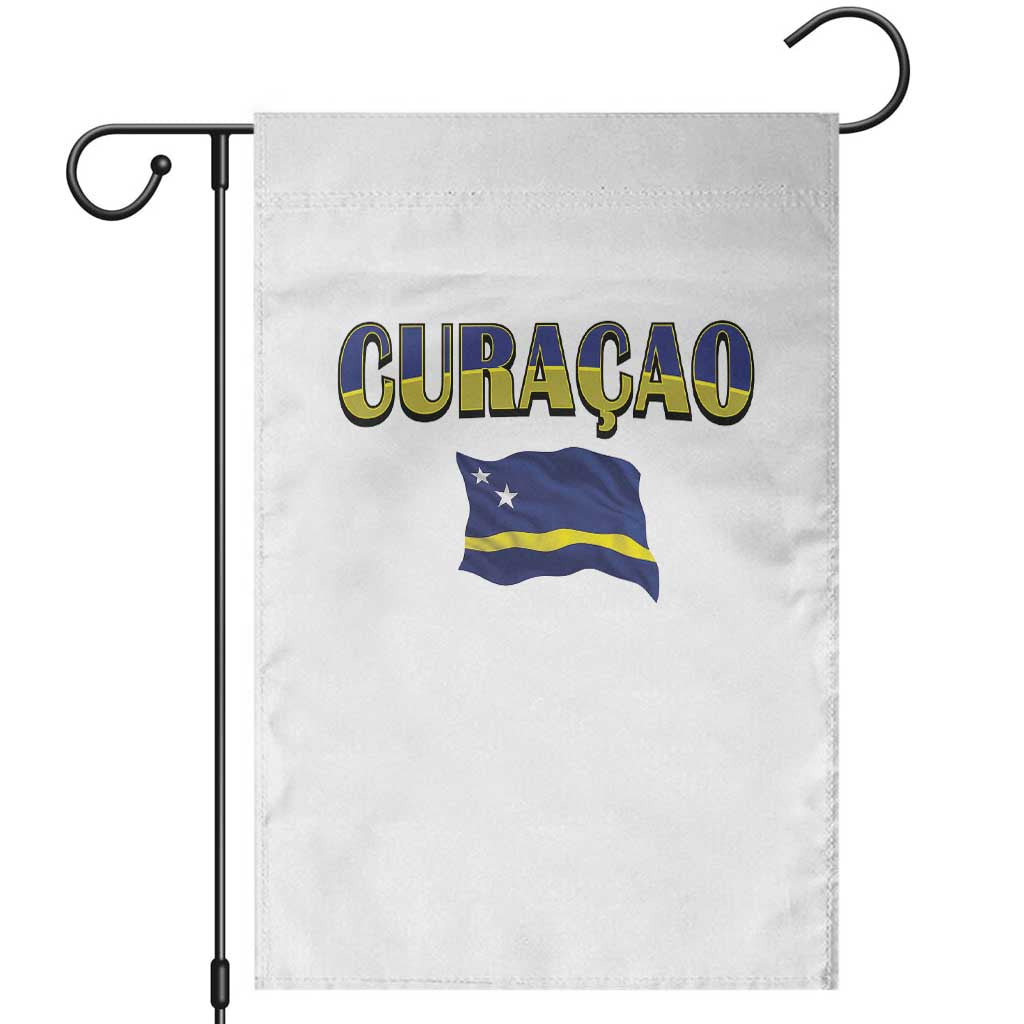 Vintage Curacao Flag Garden Flag Dutch Caribbean Heritage Gift