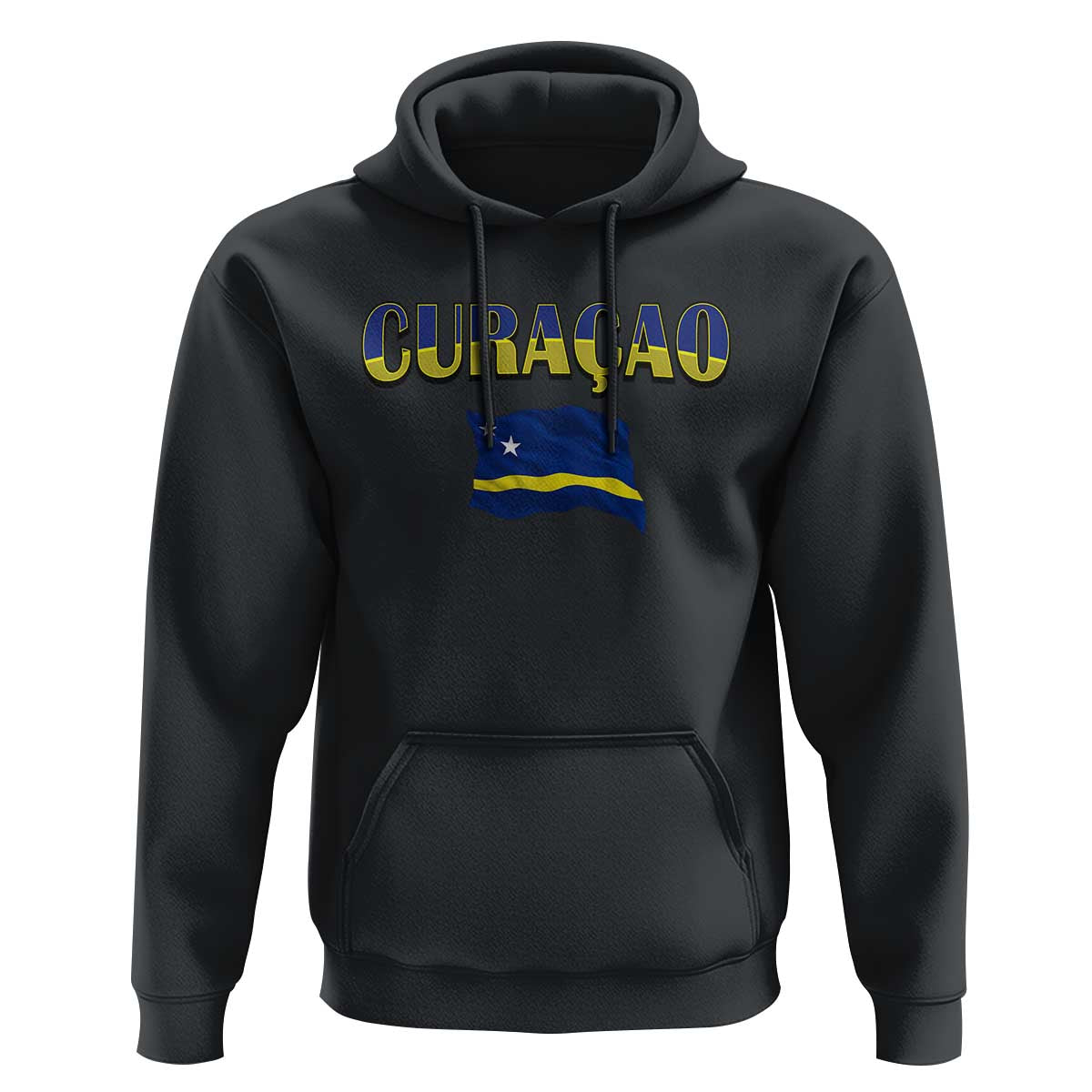 Vintage Curacao Flag Hoodie Dutch Caribbean Heritage Gift