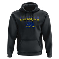 Vintage Curacao Flag Hoodie Dutch Caribbean Heritage Gift