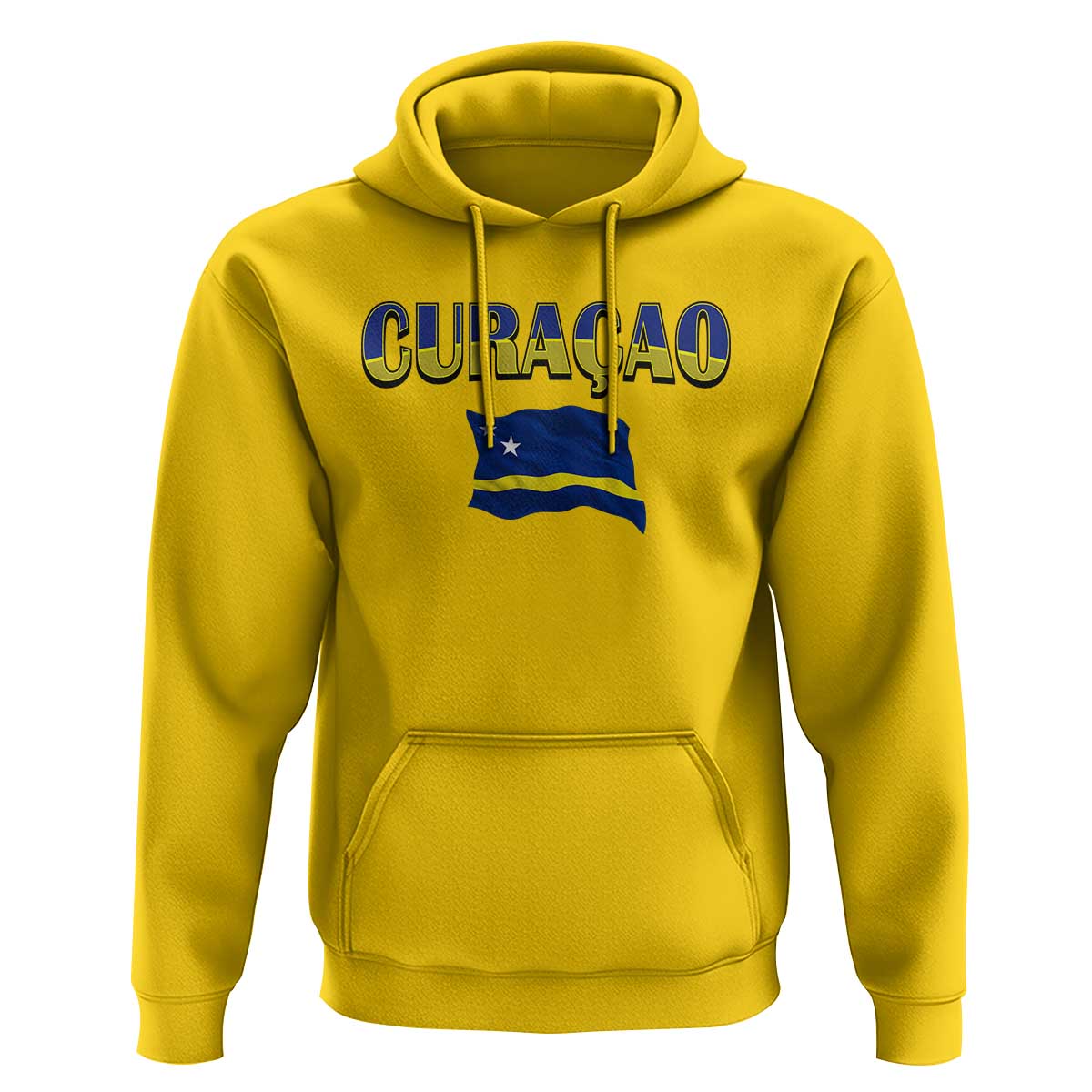 Vintage Curacao Flag Hoodie Dutch Caribbean Heritage Gift