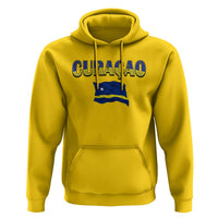 Vintage Curacao Flag Hoodie Dutch Caribbean Heritage Gift