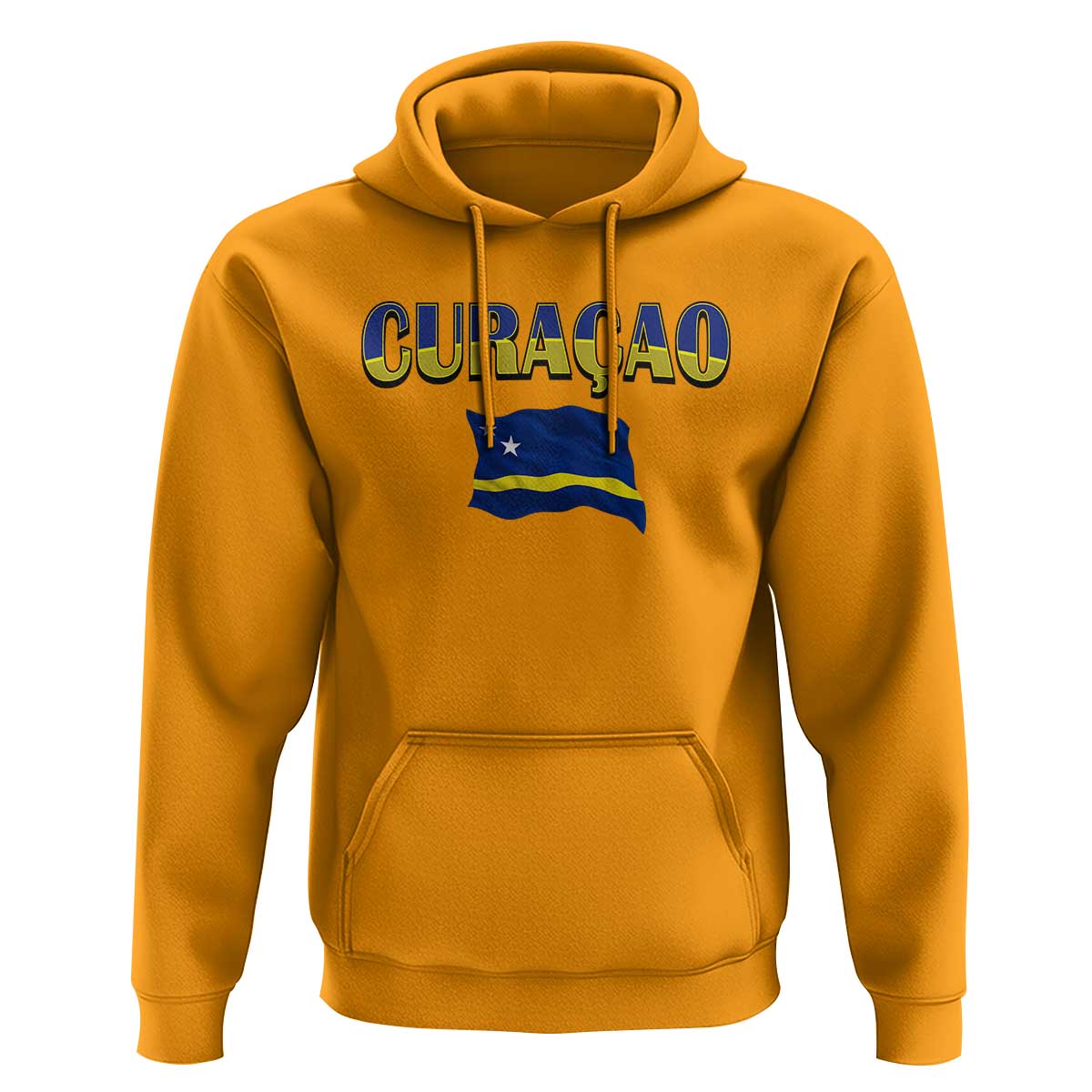 Vintage Curacao Flag Hoodie Dutch Caribbean Heritage Gift